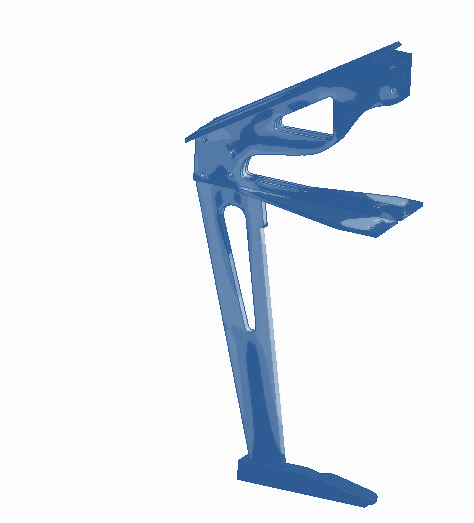 Optimized agricultural plough geometry