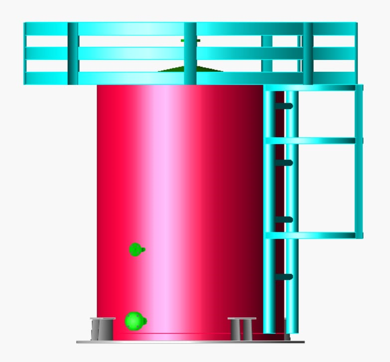 Storage tank model